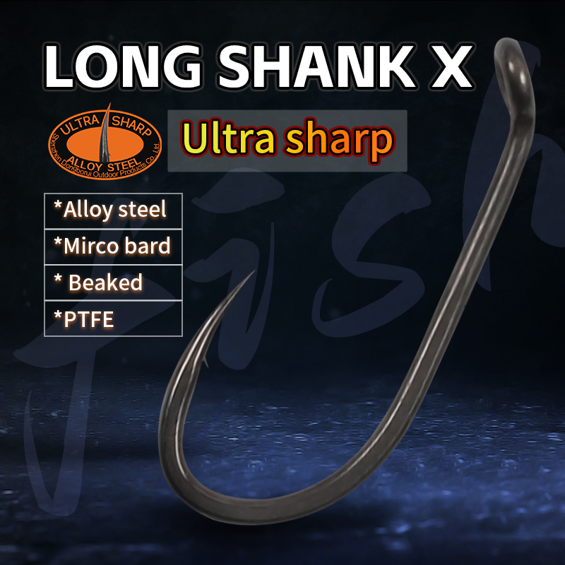 10pcs Carp Fishing Hook Long S - Fishing Hook Assortment recension och pris