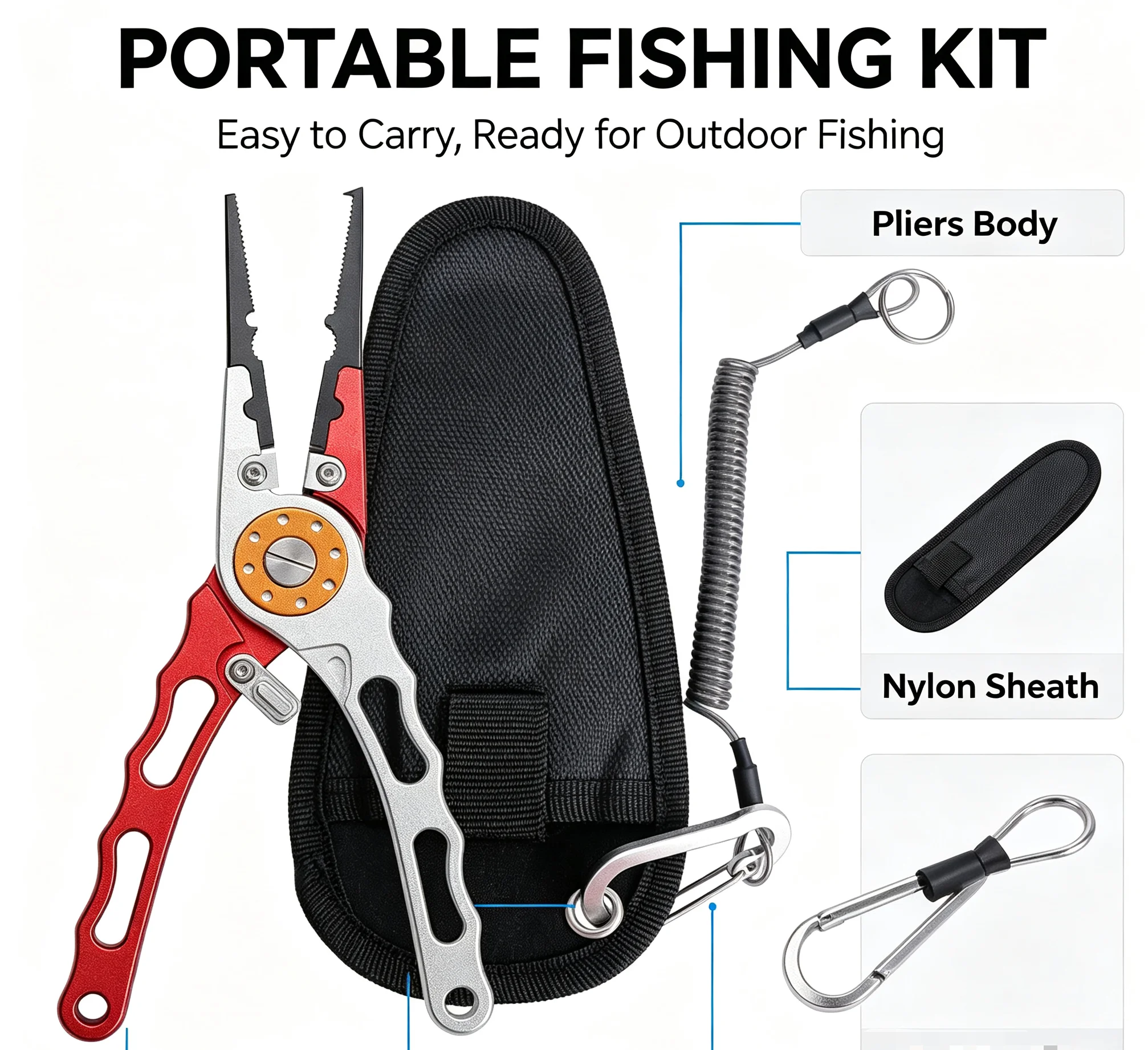 Aluminum Alloy Long Nose Fishi - Fishing Hook Remover recension och pris