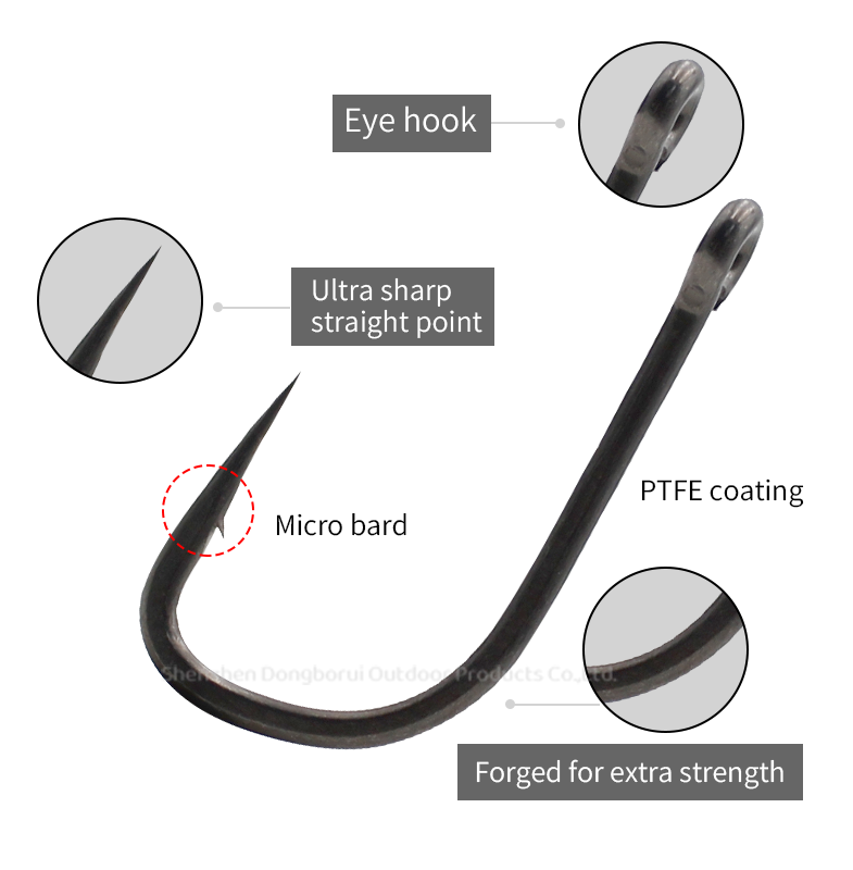 10pcs Carp Fishing Hook Straig - Fishing Hook Assortment recension och pris