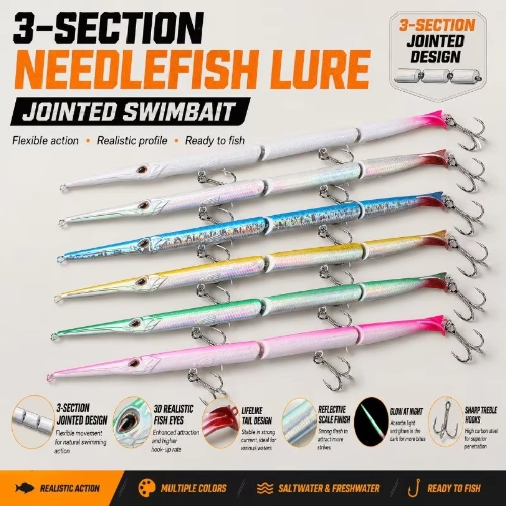 27cm Length Jointed Pencil Bai - Fishing Hook Treble recension och pris