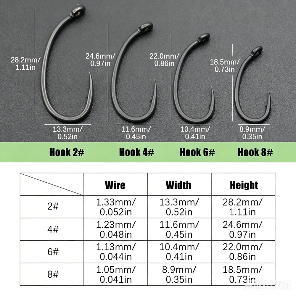10pcs Carp Fishing Hook Klor X - Fishing Hook Assortment recension och pris